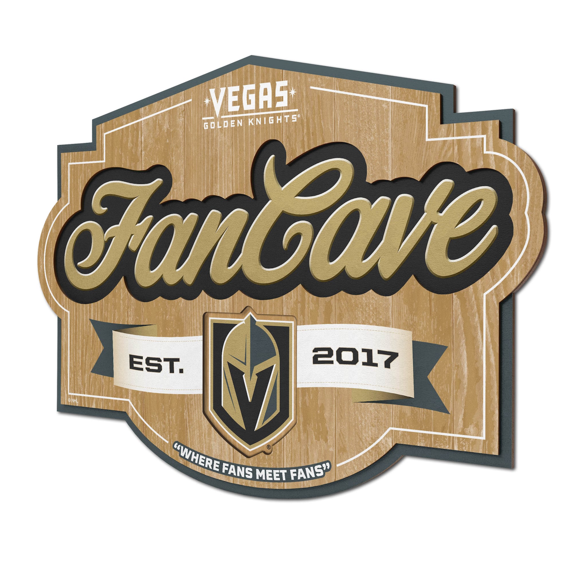 NHL Fan Cave Sign